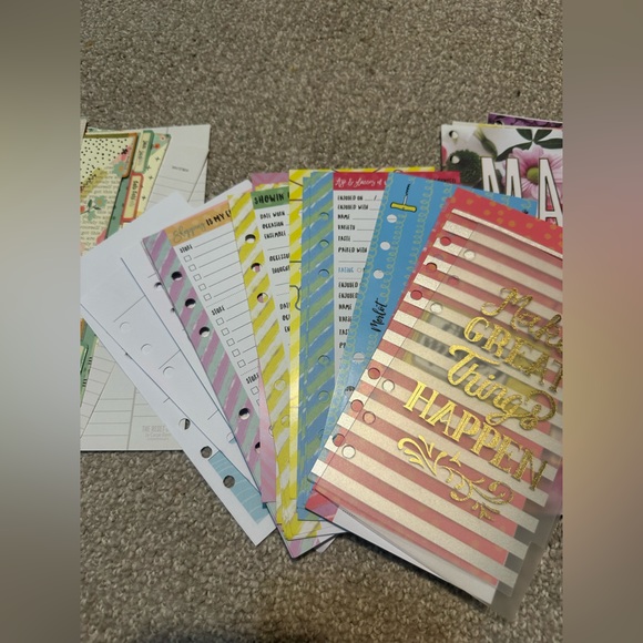 Planner Add In Paper Bundle - Picture 3 of 6